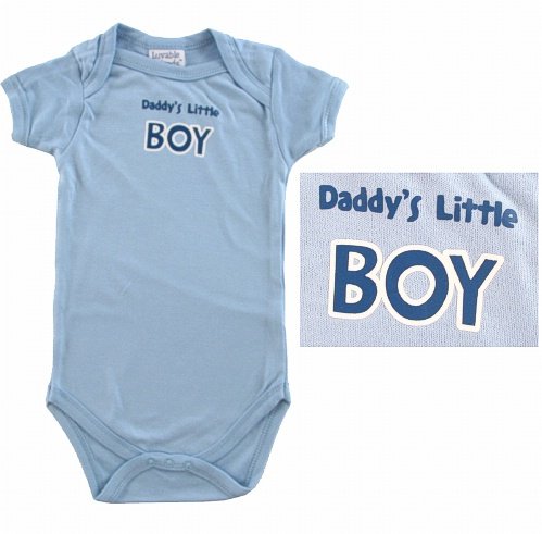 Buy Now at Amazon.com: Baby-Says Bodysuit - Daddys Little Boy