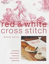 Red and White Cross Stitch