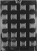 TRADITIONAL SQUARE All Occasions Candy Mold Chocolate