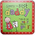 Simply The Best Daddy Coaster