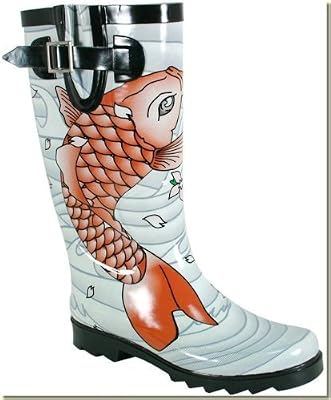 Chooka - Women's Koi Tattoo Rain Boots