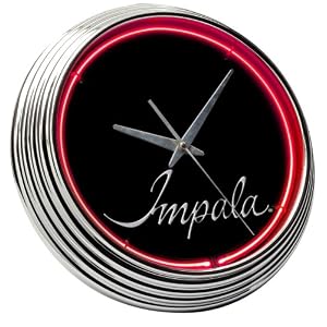 Impala Neon Clock by On The Edge