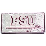 Florida State Seminoles (FSU) Diamond Metal License Plate
