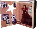 Barbie Year 1994 Hollywood Legends Collection "Gone With The Wind" Classic Movie 12 Inch Doll : Barbie as Scarlett O'Hara with Sleek Red Velvet Gown of Feathers and "Jewels", Gloves, Net Stole, Bracelet, Hair Decoration, Shoes and Doll Stand