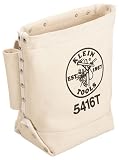 Klein 5416T Bull-Pin and Bolt Bag - Canvas with Tunnel Loop