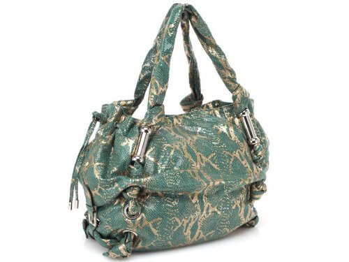 Rampage Emma Double Shoulder Green Snake
