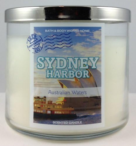 Bath & Body Works SYDNEY HARBOR 3 wick 14.5 oz candle Destinations Line 2014 Australian Waters