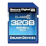 Delkin 32 GB Secure Digital (SD) PRO Class 6 150X Memory Card DDSDPRO2-32GB