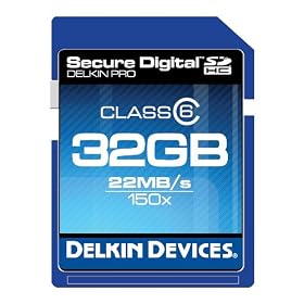 Delkin 32 GB Secure Digital (SD) PRO Class 6 150X Memory Card DDSDPRO2-32GB by 