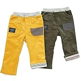 【アウトレット】 La Chiave ロングパンツ (80～130cm) キムラタンの子供服 カーキ 90 ( 53331x53531-153 )