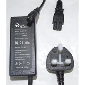REPLACEMENT DELL PA21 65W AC Adapter Power Supply Charger for DELL XPS M1330 INSPIRON 1318 15 1545 Laptops Dell P/Ns : XK850 NX061 WITH UK MAINS LEAD