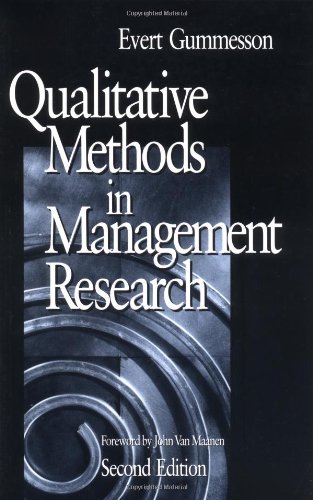 Qualitative Methods in Management Research