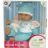 Lots To Cuddle Doll Dressed in Blue with Cow