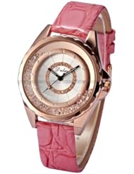 Fashion Watches For Women Crystal Round watch dial with moving crystal add extra glamour Quartz Wrist Women Ladies