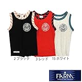 【SiShuNon/FARM】ファーム ボーダー タンクトップ 90 3 レッド