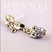 ip486d Cute Purple OWL Dust Proof Phone Plug Cover Charm For iPhone Smart Phone