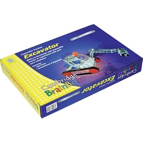 EXCAVATOR - Science Construction Kit - Use imagination for different creations - Educational Product - More than a Game or Toy - Aids Learning. Many hours of fun plus learn about Construction