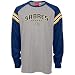 Reebok Buffalo Sabres Ash Fan Crew Long Sleeve T-shirt