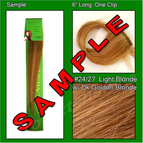 golden blonde highlights in black hair. #24/27 Light Blonde with Dark