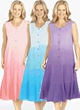 Crinkle Cotton Dress - Sizes: XL - 4X
