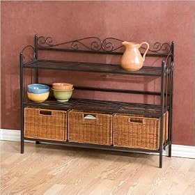 Celtic Three Drawer Baker's Rack by Southern Enterprises