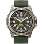 Timex Expedition Fullsize Dark Green Leather Strap&hellip by Timex Sport & Outdoor