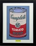 インテリアポスター額付『Cans,1965(pink&red)』ウォーホル 【送料無料】