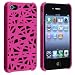Snap-on Case compatible with Apple® iPhone® 4 / 4S, Pink Bird Nest Rear