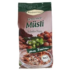 BioGourmet Geniesser M�sli Schoko-Nuss, 4er Pack (4 x 375 g Beutel) - Bio