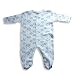 Baby Steps - Newborn Boys Long Sleeve Footed Clouds Coverall, White, Light Blue (Size 6Months)