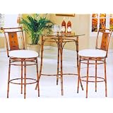 Bahama 3 Piece Bar Table Set by 