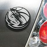Dallas Mavericks Silver Car Emblem