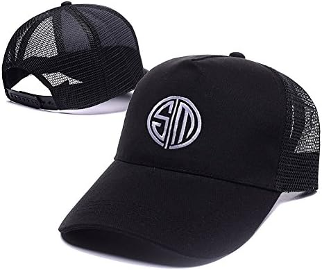 DEBANG Team Solo Mid TSM Team Logo Adjustable Embroidery Leisure Mesh Hat Unisex Casual Baseball Mesh Cap
