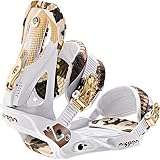2008 BURTON MISSION Snowboard Bindings White Gold | M L
