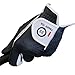 FINGER TEN Men’s Golf Glove Left Hand Rain Grip Pack, Durable Fit for Hot Wet All Weather (Gray, M/Large)
