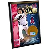 MLB Los Angeles Angels Scott Kazmir Angels 4-by-6-Inch Dirt Plaque