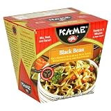Ka-Me Noodle Box, Black Bean, 11.6-Ounce Microwavable Cartons (Pack of 6)