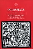 Colossians (The Anchor Yale Bible Commentaries)