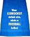 Wenn Eishockey einfach wäre, würde es Fußball heißen; Sport Handtuch, royalblau