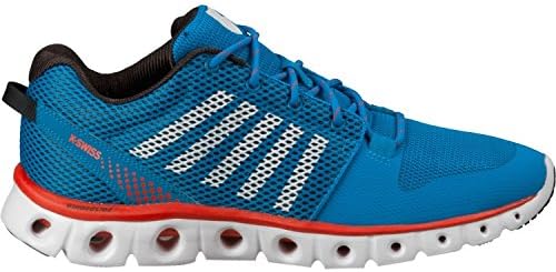 K-swiss Men's X Lite Fashion Sneakers, Blue/White/Solar Red, 10.0