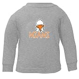 Miami Hurricanes Ash Infant Mascot Long Sleeve T-shirt