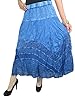 Womans Gift Idea-maxi Skirt Blue Emroidered Long Skirt Peasant Gypsy Skirts