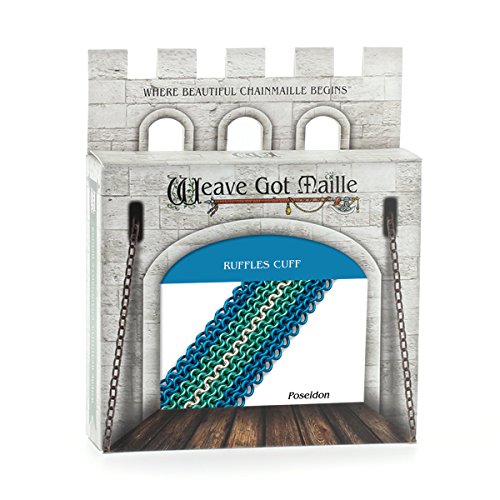 Weave Got Maille Ruffles Chain Maille Bracelet Kit, Poseidon