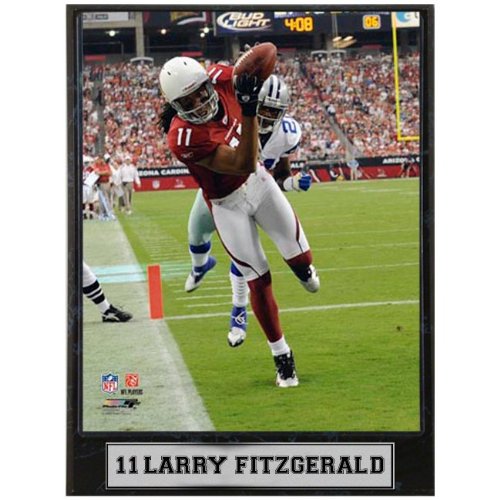 Encore Select 510-FBAZ11-2 Arizona Cardinals Larry Fitzgerald 9x12 Plaque 2