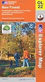 New Forest, Southampton, Ringwood, Ferndown, Lymington, Christchurch and Bournemouth (OS Explorer Map)
