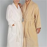 Megasoft White Bathrobe, Exclusively Soft Japanese Yarn, Made in Turkey