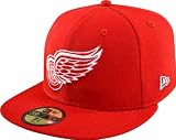 NHL Detroit Redwings Basic 59Fifty Cap, Red, 7 3/8