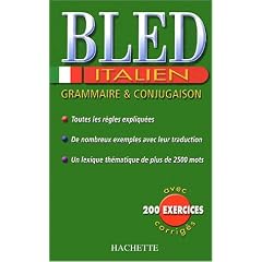 Bled Italien : Grammaire et conjugaison