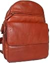 New ladies/girls Visconti brown soft leather backpack organiser bag 01433