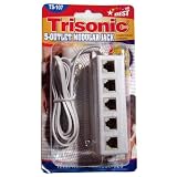 5 Outlet Modular Phone Jack Telephone Line Splitter NEW